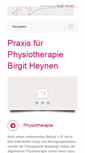 Mobile Screenshot of praxis-heynen.de